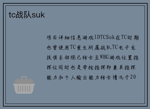 tc战队suk